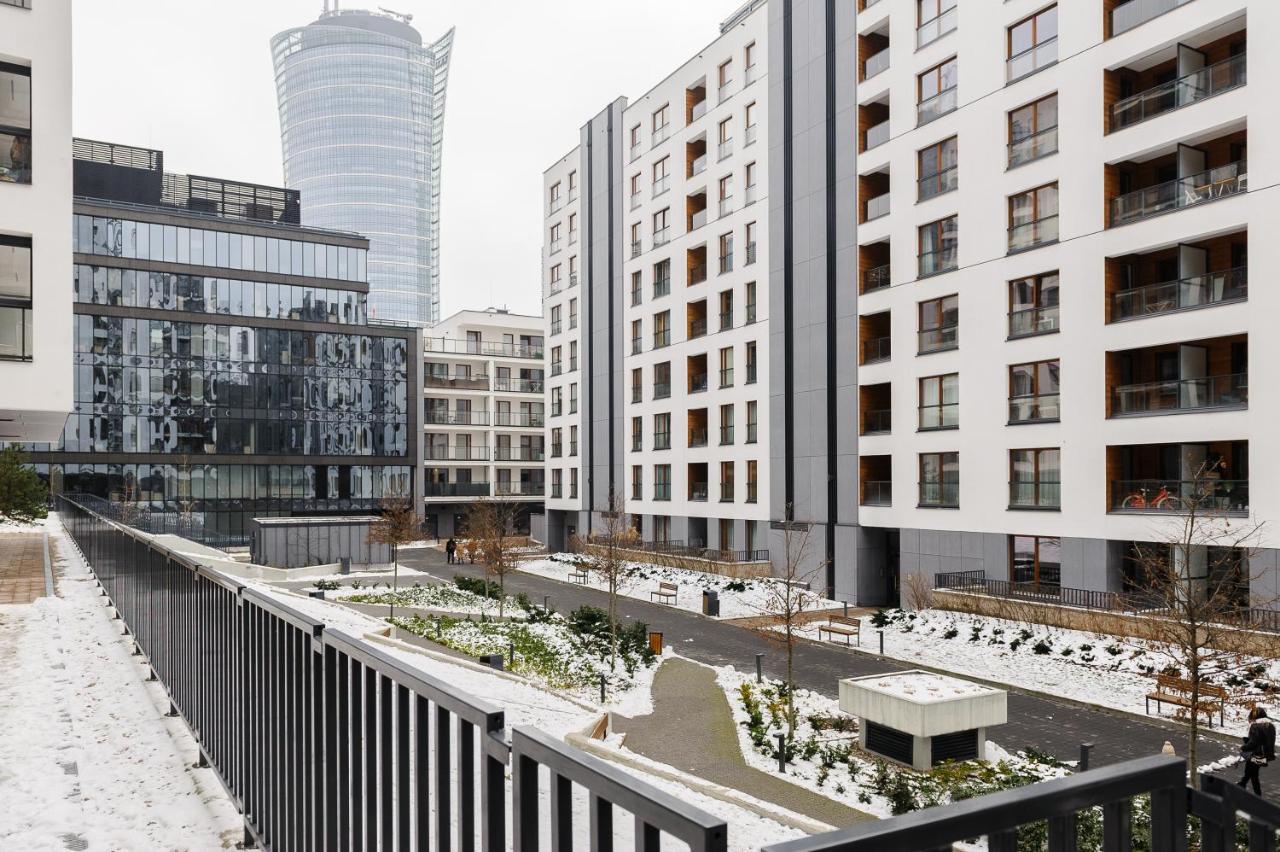 Modern Apartments With Access To The Pool Near Rondo Daszynskiego Station Warsaw Exterior photo
